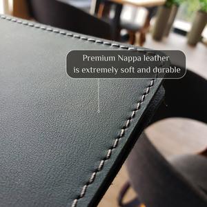 A4 avec menu de support central avec LMC-0048 de couverture personnalisée de reliure de dossier de restaurant de gaufrage - Product Image 5