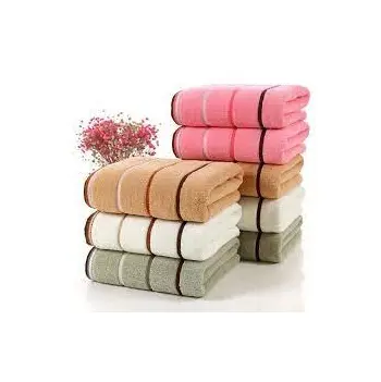 Wholesale best quality super dry cheap high water absorption cotton bath promotional hotel towel set big 5 Star Hotel Spa Towel