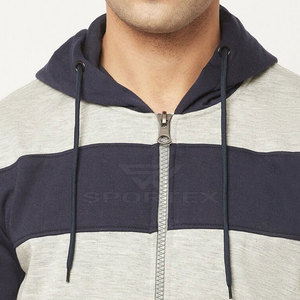 Sudaderas con cremallera para hombre más vendidas, diseño único, tamaño personalizado, 100% algodón, ropa de calle sólida de alta calidad para invierno, ropa para hombre - Product Image 6