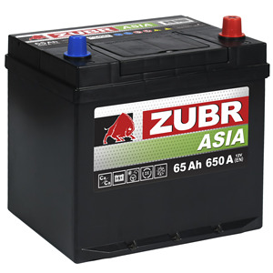 Batería de plomo-ácido ZUBR Premium Asia 65Ah, 12V, D23, R +/L +, B19 Tipo de caja Baterías de plomo ácido para automóviles fabricadas en Bielorrusia - Product Image 2
