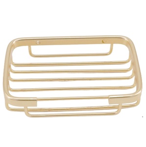 Fournisseur en gros Porte-savon mural en laiton fabricant Porte-savon de salle de bain au design de luxe - Product Image 5