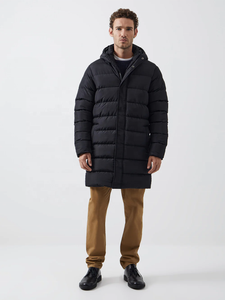 2023 hiver à la mode décontracté hommes personnalisé à capuche bouffant Parka manteau support respirant conception OEM vente en gros dernière veste bouffante - Product Image 5