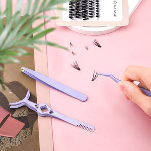 Pince à épiler à sourcils pointue en acier inoxydable de précision outil de toilettage épilateur à cheveux Logo imprimé personnalisé léger écologique - Product Image 2