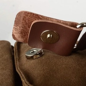 กระเป๋าหนังแคนวาสกันน้ำวินเทจ DSLR กันการกระแทกกล้องส่งเอกสารสะพายไหล่ LCCB-0026 - Product Image 3