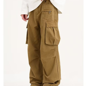 High Quality Men Streetwear Cargo Pants Pants Men Trousers Comfortable Breathable Cargo Trouser Men Cargo Trousers OEM Service - Product Image 3