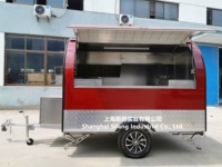 Camion de nourriture SLUNG chariot de bonbons chariot de hot-dog chariot de café pizza remorque de nourriture