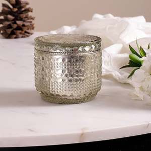 Bougeoir en métal finition martelée argentée vente chaude pour la maison hôtel restaurants café pour la décoration de table de noël - Product Image 4