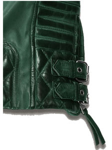 Chaqueta de Cuero Genuino para Hombre, Nueva Colección de Invierno, Color Personalizado, Logotipo Frontal, Servicio OEM, Alta Calidad, Venta al Por Mayor - Product Image 3