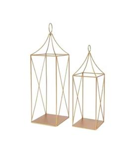 Linterna de alambre de metal, diseño elegante y linterna de diseñador de alta calidad para el hogar y hoteles, linterna decorativa de metal hecha a mano a granel - Product Image 1