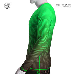 Ropa deportiva sublimada personalizada BJJ de manga larga para hombres Premium para adultos de poliéster - Product Image 2