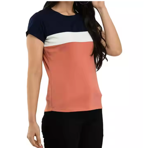 T-shirt imprimé de conception ample d'été 100% coton pour femmes T-shirts décontractés respirants de haute qualité avec logo du Bangladesh - Product Image 2