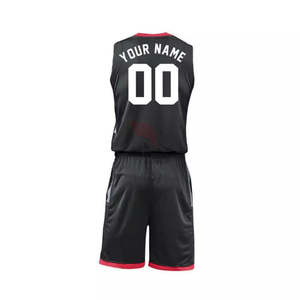 Uniforme de basket-ball unisexe de style classique, couleur unie, taille plus, ensemble d'uniformes de basket-ball à séchage rapide - Product Image 2