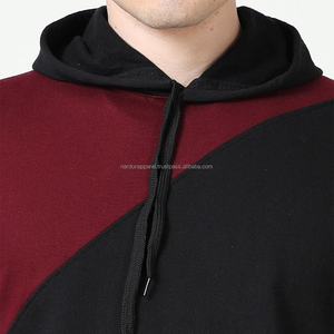 Nardon Apparel OEM Custom Vintage Men's Hoodie blocked Color Fit Hoodie para hombres - Product Image 6