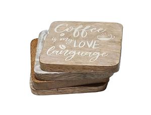 Posavasos de madera redondo con uso de resina transparente Habitación de hotel Restaurante Oficina Nueva colección Posavasos Venta caliente Hecho EN LA India 2023 - Product Image 6