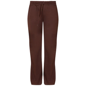 Chándal de peso pesado marrón, conjuntos deportivos para mujer, conjunto de Jogger cómodo, chándal acampanado de algodón de alta calidad para mujer - Product Image 6