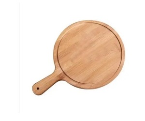 Bandeja de madera de calidad de exportación con forma redonda y mango Bandejas de madera para servir a la venta por DISEÑOS ELEGANTES - Product Image 1