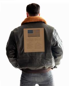 แจ็กเก็ตบอมเบอร์สำหรับผู้ชายเสื้อโค้ทฤดูหนาวแบบมีซิปรูดสำหรับฤดูหนาวดีไซน์ใหม่ - Product Image 3