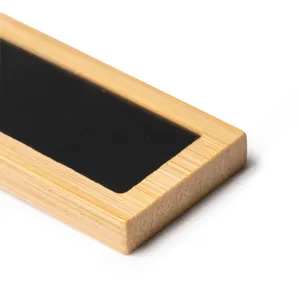 Portachiavi Personalizzato in Bambù e Acciaio con Moschettone Promozionale Personalizzato - Product Image 3