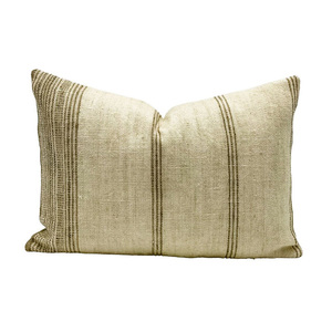 Cojines de lana cálidos, estilo bohemio rústico, tacto suave, tamaño personalizado, decoración de lana cómoda, juego cómodo para el hogar, sensación cálida - Product Image 1