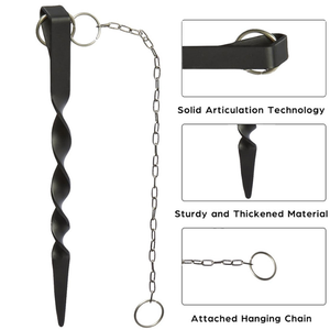 Metal Rain Chain for Outdoor Garden Roof Gutter Decorative Water Flow Chain for Drain System - Product Image 2