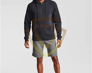 Pantalones Cortos Deportivos Casuales Personalizados para Hombre, 100% Algodón, Transpirables, de Secado Rápido, Diseño Sólido, Cierre con Cordón, Cintura Media, Servicio OEM - Product Image 4