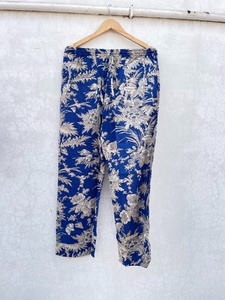 Conjunto de Pijama Informal de Algodón con Estampado Floral para Despedida de Soltera, Corte Ajustado, Cuello en V, Largo Completo, Transpirable, Traje de Noche de Verano - Product Image 6