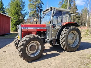 Tracteur agricole Massey Ferguson 390 d'occasion, 80 CV, 4 roues motrices, transmission par engrenages, avec moteur, boîte de vitesses et pompe - Product Image 6