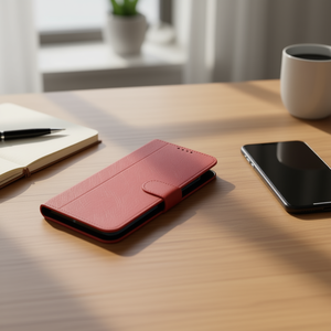 DAM Rhombus Flap Card Holder Book Case สำหรับ 16 ชิ้นพร้อมตัวล็อคแม่เหล็กหนังเทียมสีบริสุทธิ์ - Product Image 2