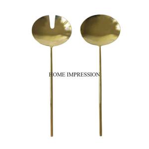 Luxurious Quality <b>Metal</b> High Grade Gold Plated Flowers Designer Kitchenware Dinnerware Cutlery Set From India in Wholesale Price - Product Image 3