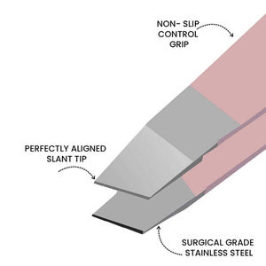 Pince à épiler en acier inoxydable personnalisée durable de qualité supérieure, pointe pointue pour les poils fins, écologique, légère, prix raisonnable - Product Image 6