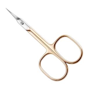 Vente en gros de ciseaux professionnels de manucure pointus en acier inoxydable Ciseaux à cuticules à pointe incurvée précise - Product Image 6