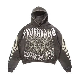 Chándal de lavado ácido de calidad Superior para hombre, hecho en fábrica, precio razonable, algodón para correr, chándales de lavado ácido para hombre - Product Image 4