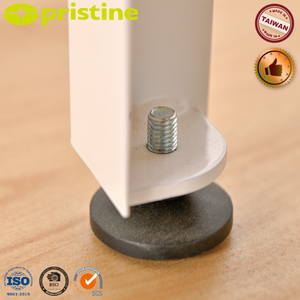Estantes metálicos resistentes blancos de <span class=keywords><strong>3</strong></span> niveles con tapa de madera para almacenamiento doméstico - Product Image 3