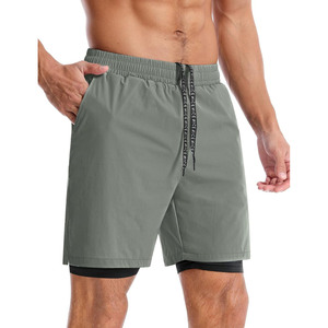 Custom Athletic Mesh <b>Shorts</b> <b>with</b> Compression Liner <b>Phone</b> <b>Pocket</b> Sporty Style for Workout Sports Fitness Gym Running Jogging - Product Image 4