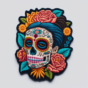 Joyeux Noël lumineux 3D Père Noël Design patchs de broderie Logo personnalisé transfert de chaleur pour l'utilisation de la chemise et du chapeau à capuche pour enfant - Product Image 5