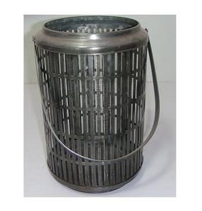 Lanternes géométriques en métal à mailles, à piles, avec support de bougie LED pour événements, décoration de mariage et éclairage extérieur suspendu - Product Image 3