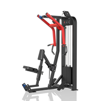Máquina de remo sentado con selector comercial para gimnasio, equipo de entrenamiento de fuerza para espalda