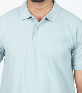 เสื้อยืดโปโลสำหรับผู้ชายเสื้อโลโก้/สีสำหรับใส่กลางแจ้งลำลองระบายอากาศได้ดี - Product Image 3