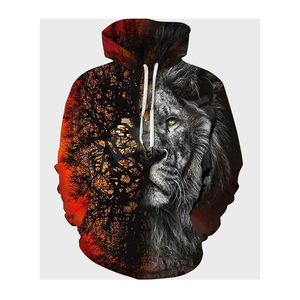 Sudaderas con capucha de sublimación con cremallera para hombre de gran tamaño de diseño personalizado de talla grande de alta calidad - Product Image 5