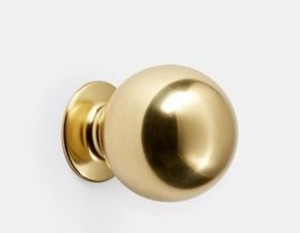 Perillas de puerta de latón de alta calidad, bien elaboradas, una opción confiable tanto para puertas residenciales como comerciales. - Product Image 1