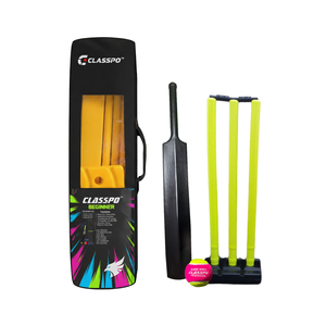 Fournisseur d'ensembles de cricket en plastique OEM |   Ensemble de cricket personnalisé avec logo : batte, balle et piquets pour écoles, événements d'entreprise, distribution en gros - Product Image 2