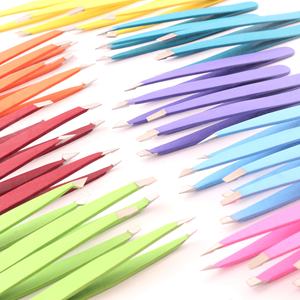 Pince à épiler antidérapante et facile à pincer pour le menton des sourcils et l'épilation du visage pince à épiler en acier antirouille avec logo - Product Image 1