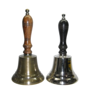 กระดิ่งทองเหลืองหรูหราแบบวินเทจพร้อมที่จับไม้แขวนผนังกระดิ่งตั้งโต๊ะของตกแต่งบ้านดีไซน์ใหม่สไตล์โบราณ - Product Image 5