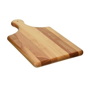 Tabla de cortar de madera maciza de buena calidad, tabla de cortar de verduras para ensalada de forma cuadrada de tamaño mediano para encimera de cocina - Product Image 6