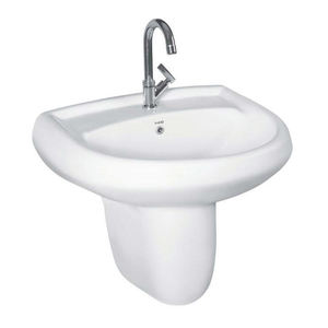 El principal fabricante indio de lavabo de medio pedestal de diseño de lujo de la más alta calidad disponible a precio de descuento para compradores a granel - Product Image 1