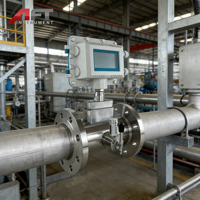 Medidor de Flujo de Turbina de Gas de Alta Sensibilidad de Acero Inoxidable OEM Personalizado para Petroquímica, Biogás, Amoníaco y Aire Comprimido