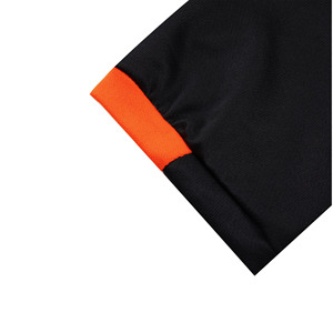 Camiseta Deportiva de Compresión para Hombre, Negra y Naranja, Manga Corta, Secado Rápido, Cuello Redondo, Ajuste Delgado, Transpirable, Ecológica, Precio al por Mayor - Product Image 6
