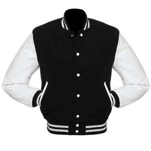 Chaqueta Varsity de Invierno al por Mayor, Tallas Grandes, Estilo Urbano, Bordado Frontal, Lana Transpirable de Secado Rápido - Product Image 4