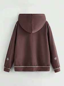 Nouvelle arrivée, sweat à capuche en strass, sweat à capuche thermique personnalisé en strass, vêtements décontractés de haute qualité, sweat à capuche en strass à enfiler régulier - Product Image 5