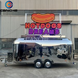 Remorque alimentaire multifonctionnelle, café avec équipement de boulangerie, pizza, hamburger, chariot de camping, boulangerie mobile, remorque alimentaire à vendre - Product Image 5